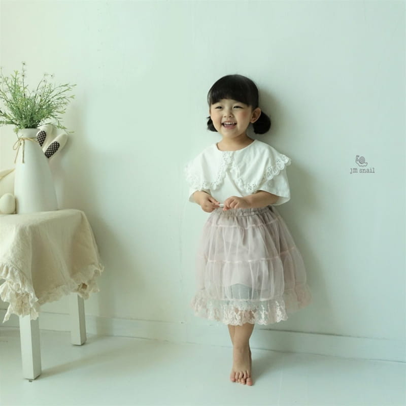 JM SNAIL - Korean Children Fashion - #Kfashion4kids - Pretty Mesh Skirt - 2