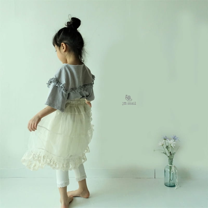 JM SNAIL - Korean Children Fashion - #Kfashion4kids - Pretty Mesh Skirt - 6