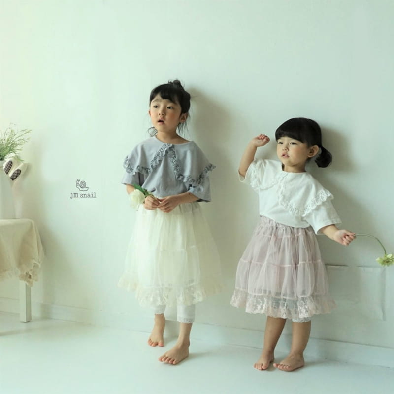 JM SNAIL - Korean Children Fashion - #Kfashion4kids - Pretty Mesh Skirt - 9