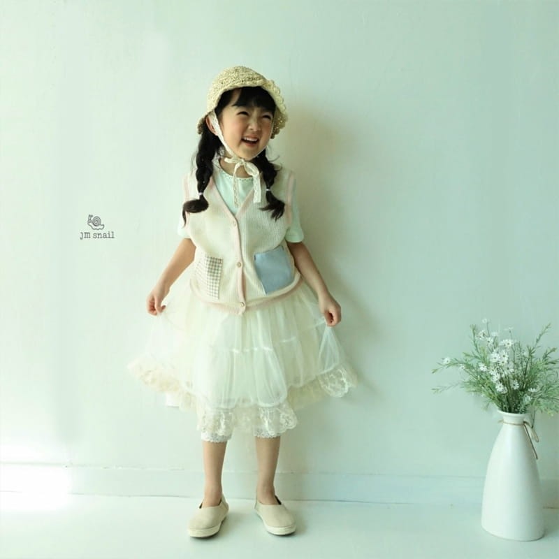 JM SNAIL - Korean Children Fashion - #Kfashion4kids - Color Knit Vest - 4