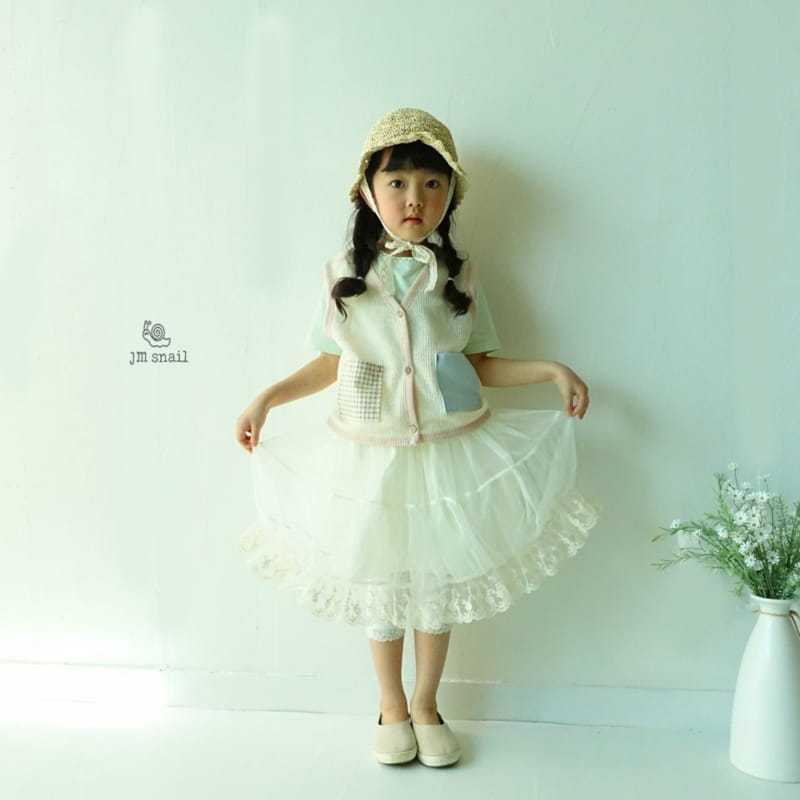 JM SNAIL - Korean Children Fashion - #Kfashion4kids - Color Knit Vest - 5