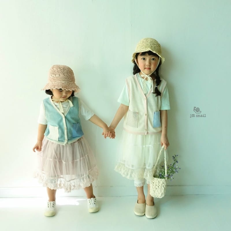 JM SNAIL - Korean Children Fashion - #Kfashion4kids - Color Knit Vest - 6