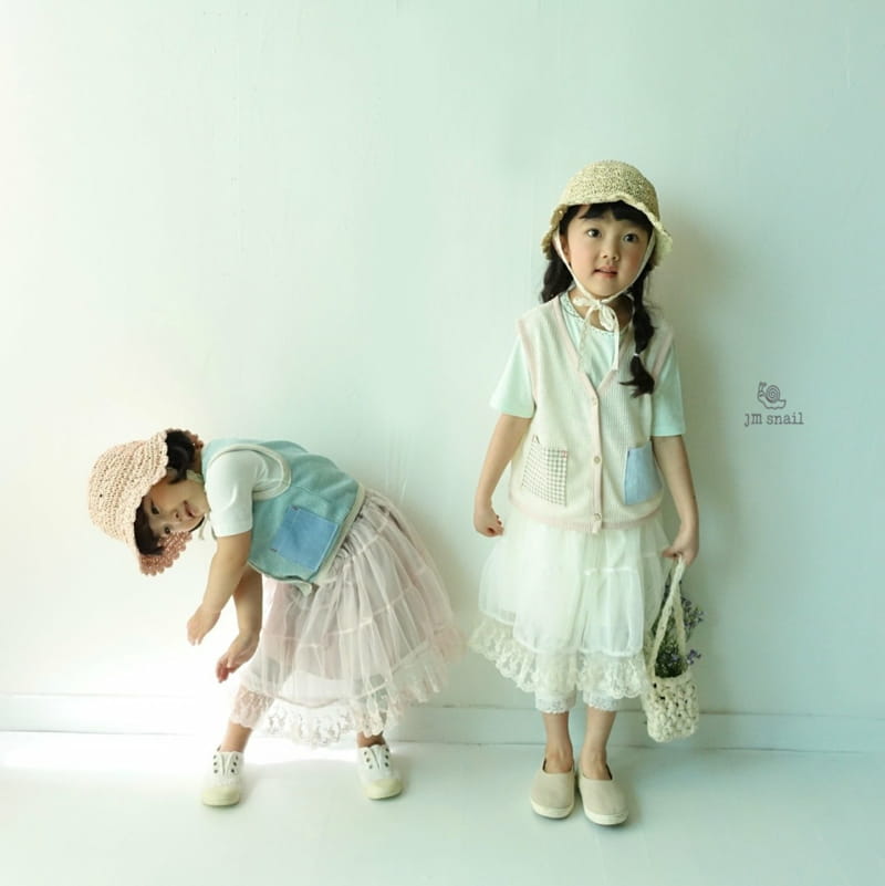 JM SNAIL - Korean Children Fashion - #Kfashion4kids - Color Knit Vest - 7