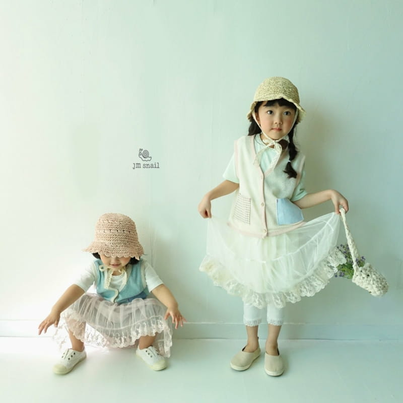JM SNAIL - Korean Children Fashion - #Kfashion4kids - Color Knit Vest - 8