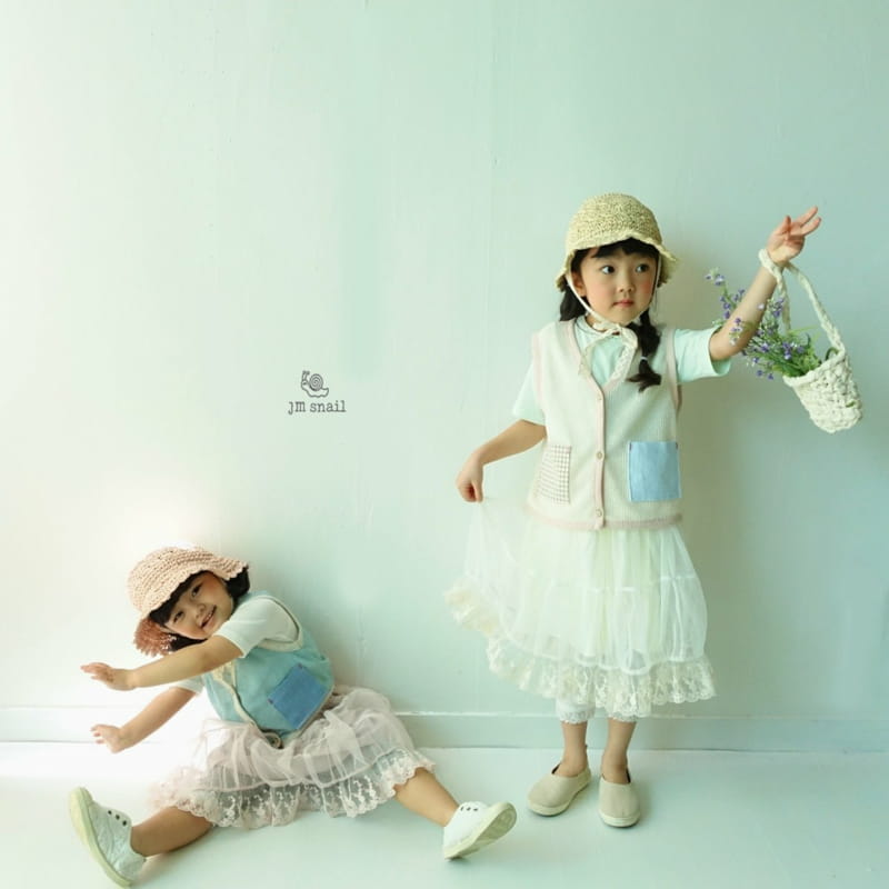 JM SNAIL - Korean Children Fashion - #Kfashion4kids - Color Knit Vest - 9