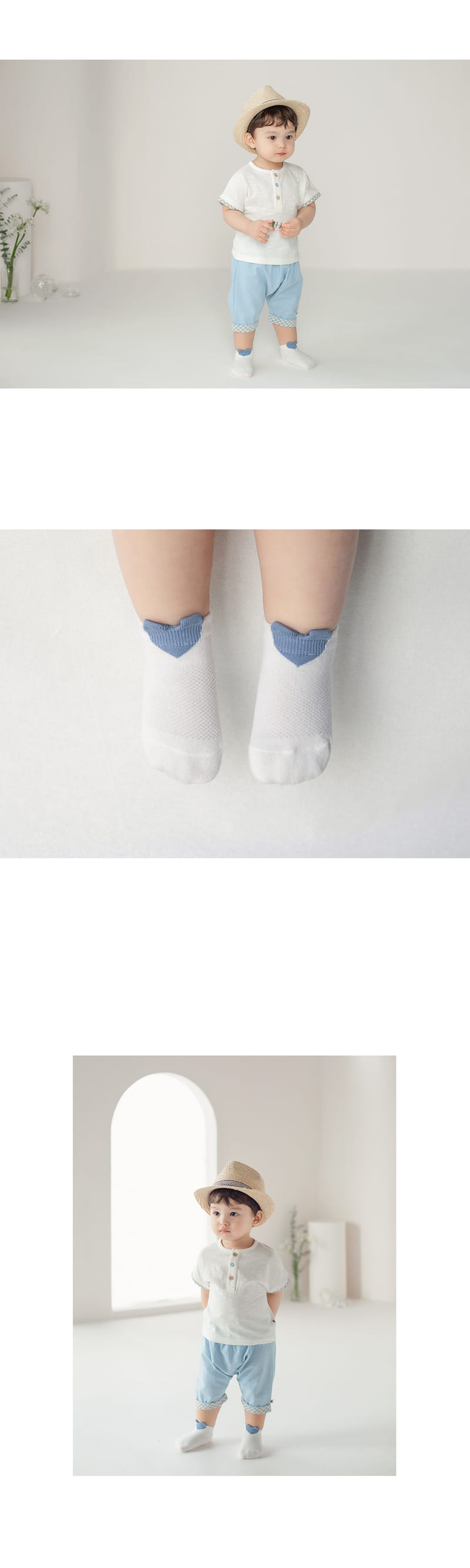 KIDS CLARA - Korean Children Fashion - #Kfashion4kids - Dana Summer Socks [set of 5] - 4