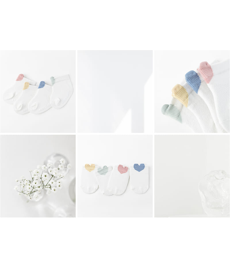 KIDS CLARA - Korean Children Fashion - #Kfashion4kids - Dana Summer Socks [set of 5] - 6