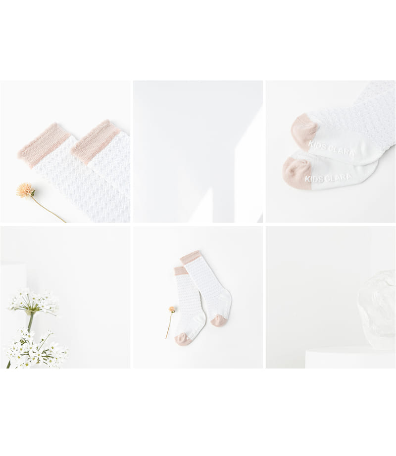 KIDS CLARA - Korean Children Fashion - #Kfashion4kids - Perla Knee Socks [set of 5] - 5