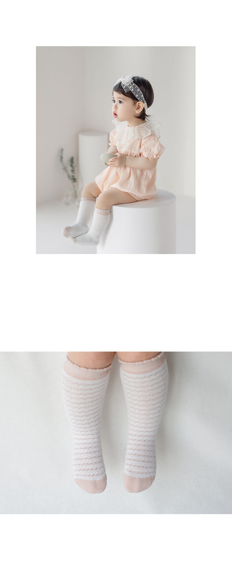 KIDS CLARA - Korean Children Fashion - #Kfashion4kids - Perla Knee Socks [set of 5] - 6