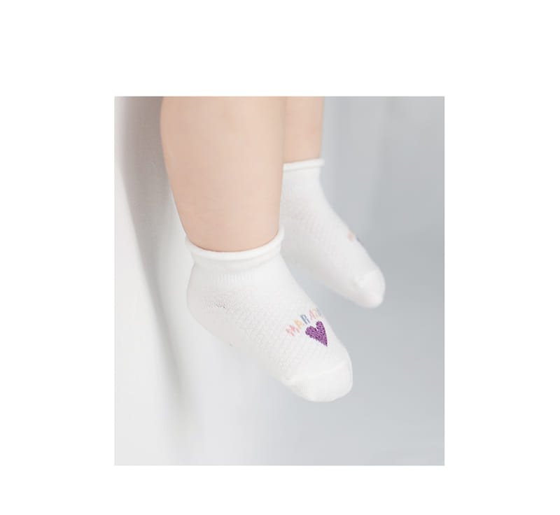 KIDS CLARA - Korean Children Fashion - #Kfashion4kids - Salinger Summer Socks [set of 5] - 2