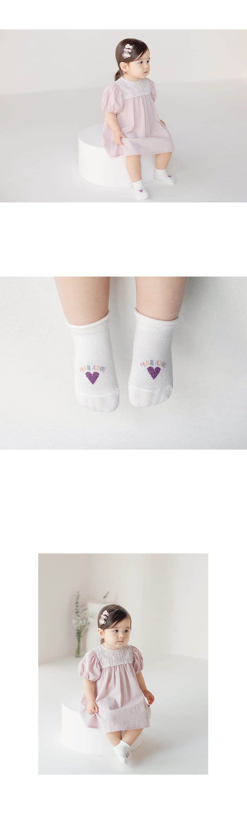 KIDS CLARA - Korean Children Fashion - #Kfashion4kids - Salinger Summer Socks [set of 5] - 4