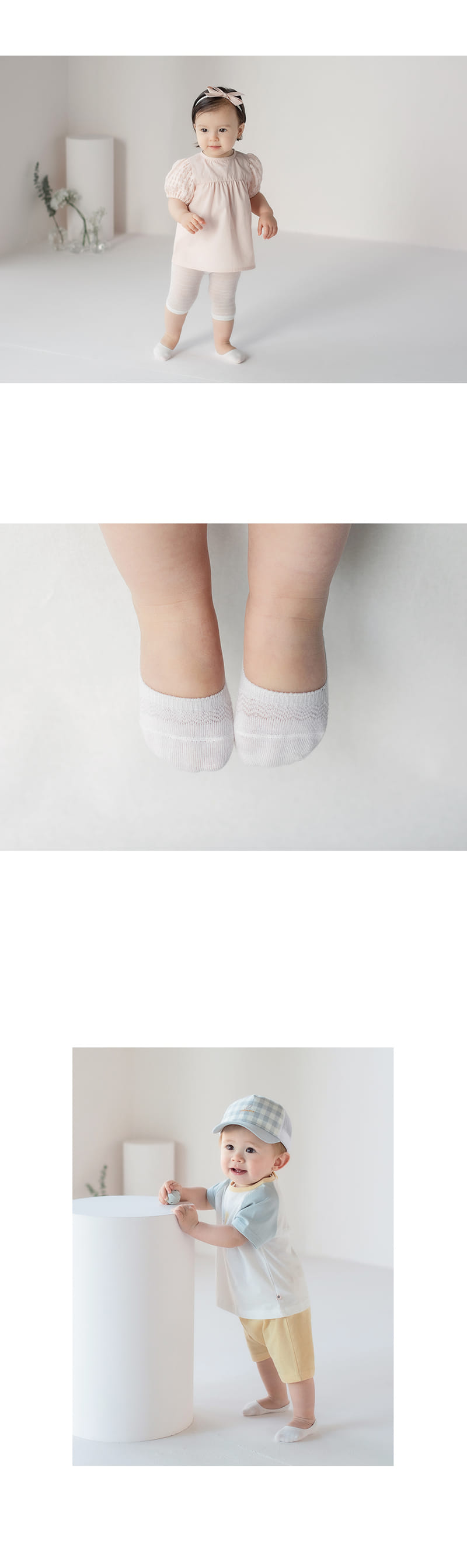 KIDS CLARA - Korean Children Fashion - #Kfashion4kids - Aroko Summer Socks [set of 5] - 3