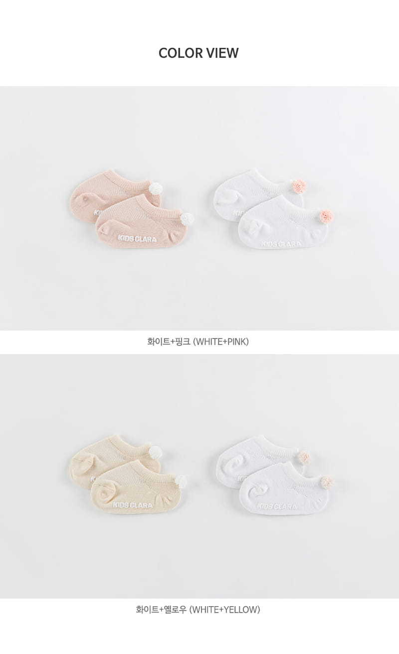 KIDS CLARA - Korean Children Fashion - #Kfashion4kids - Ploonet Summer Socks 2 in 1 [set of 5] - 8
