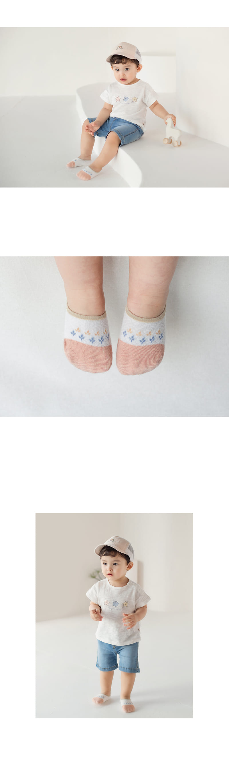 KIDS CLARA - Korean Children Fashion - #Kfashion4kids - Ios Low Cut Socks [set of 5] - 4