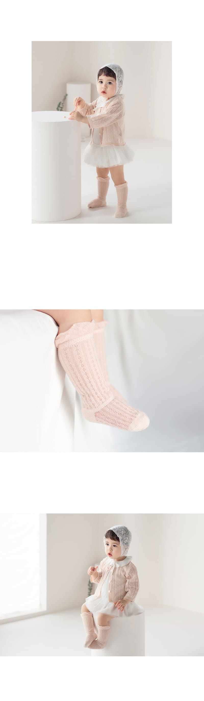 KIDS CLARA - Korean Children Fashion - #Kfashion4kids - Sylvie Knee Socks [set of 5] - 6