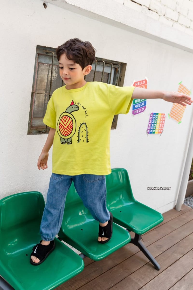 KOKOYARN - Korean Children Fashion - #Kfashion4kids - Denim Jogger Pants
