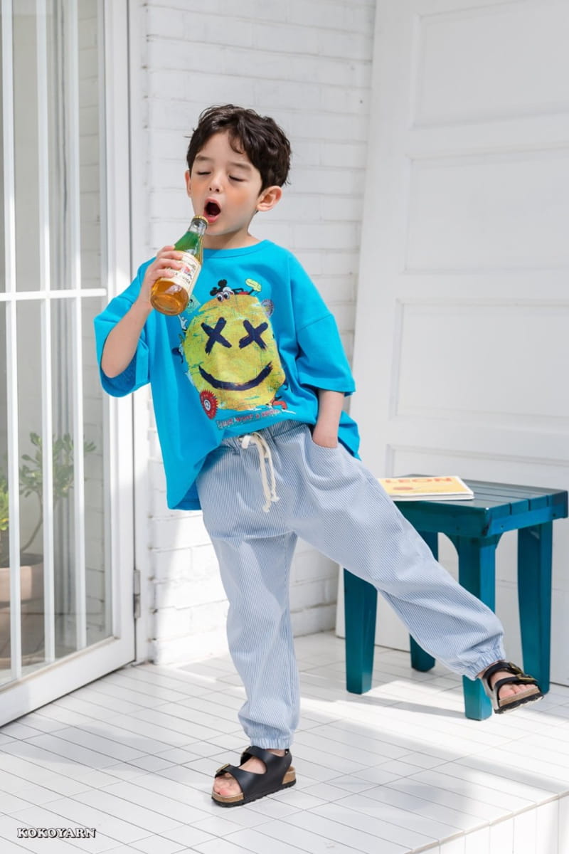 KOKOYARN - Korean Children Fashion - #Kfashion4kids - Stripes Jogger Pants