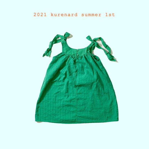 KURENARD - Korean Children Fashion - #Kfashion4kids - Bun Neck One-piece - 2