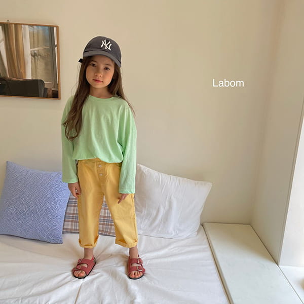 LABOM - Korean Children Fashion - #Kfashion4kids - Cookie Button Pants - 10