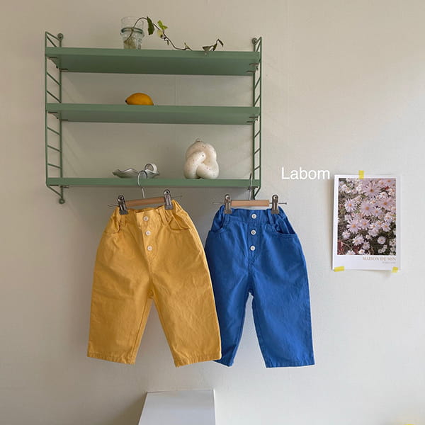 LABOM - Korean Children Fashion - #Kfashion4kids - Cookie Button Pants - 2