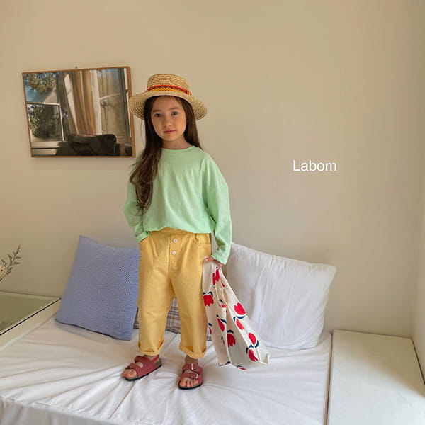 LABOM - Korean Children Fashion - #Kfashion4kids - Cookie Button Pants - 9