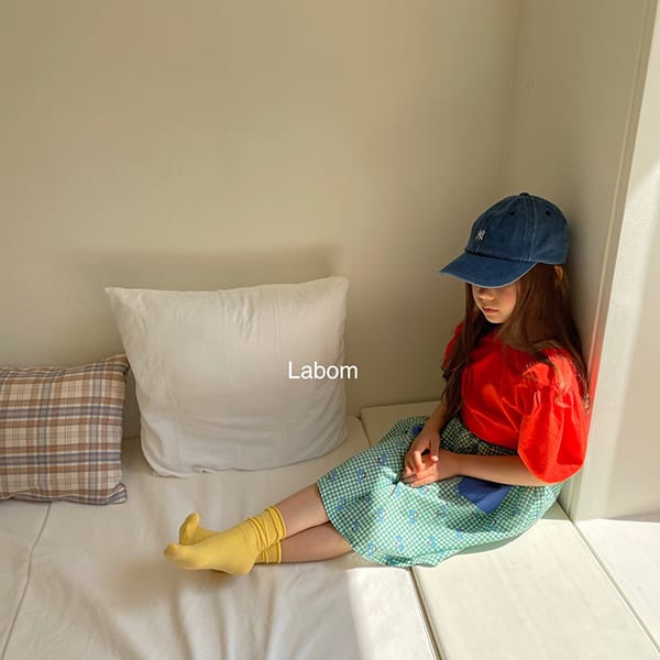 LABOM - Korean Children Fashion - #Kfashion4kids - Mimi check Skirt - 5