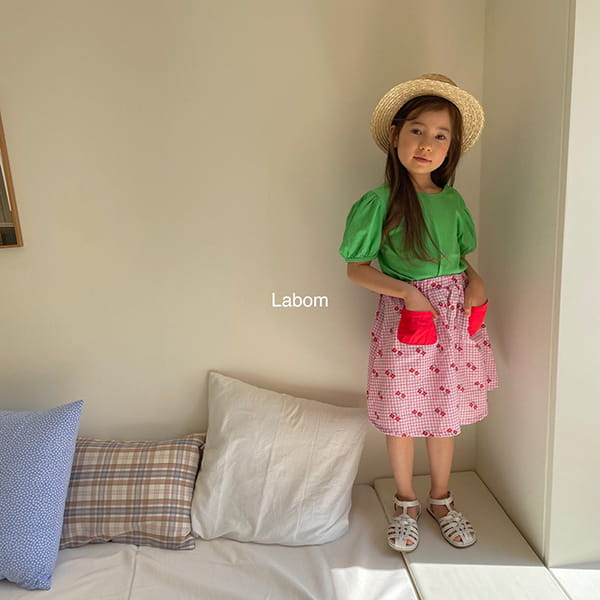 LABOM - Korean Children Fashion - #Kfashion4kids - Mimi check Skirt - 6