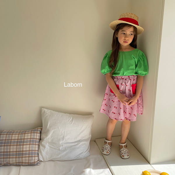 LABOM - Korean Children Fashion - #Kfashion4kids - Mimi check Skirt - 7