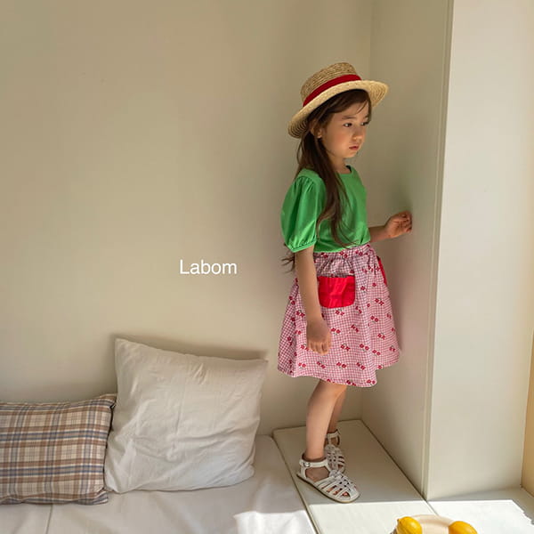 LABOM - Korean Children Fashion - #Kfashion4kids - Mimi check Skirt - 8