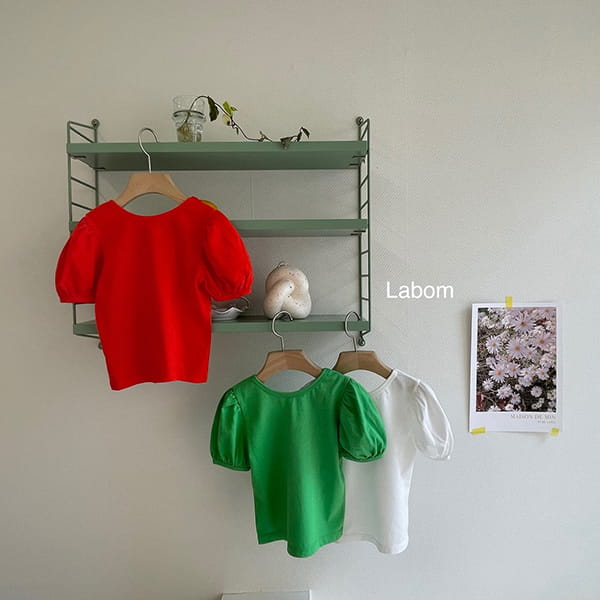 LABOM - Korean Children Fashion - #Kfashion4kids - Sweet Puff Tee - 11