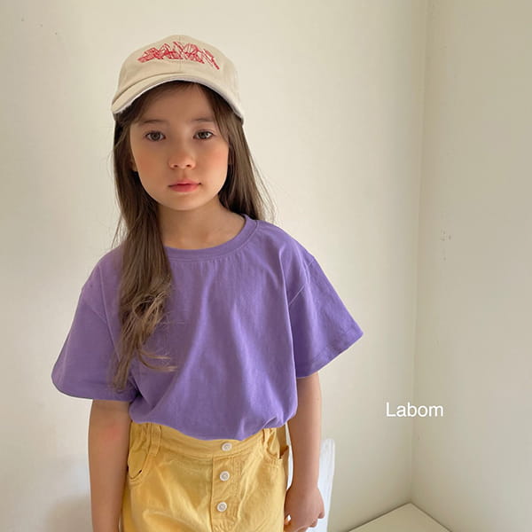LABOM - Korean Children Fashion - #Kfashion4kids - Melting Simple Short Sleeves Tee