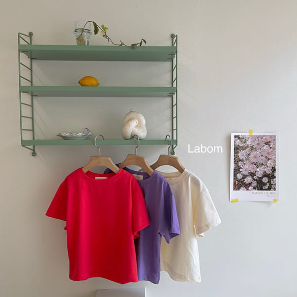 LABOM - Korean Children Fashion - #Kfashion4kids - Melting Simple Short Sleeves Tee - 3