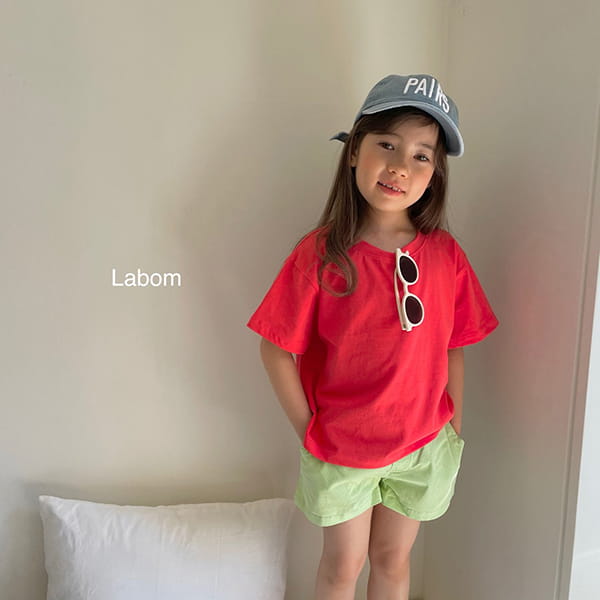LABOM - Korean Children Fashion - #Kfashion4kids - Melting Simple Short Sleeves Tee - 4
