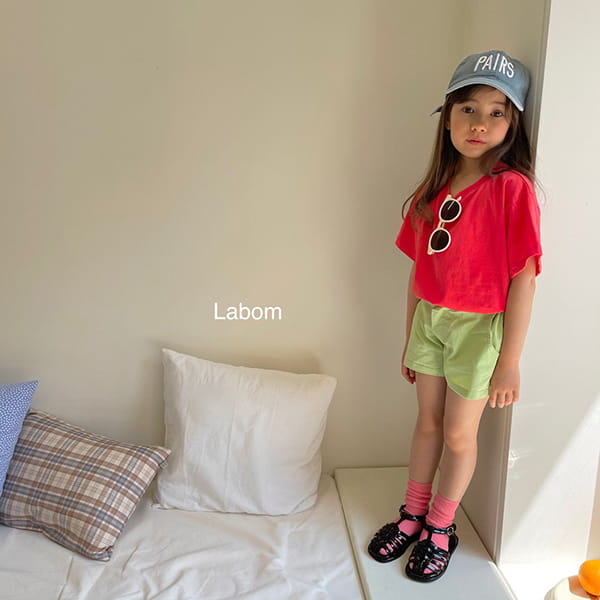 LABOM - Korean Children Fashion - #Kfashion4kids - Melting Simple Short Sleeves Tee - 5