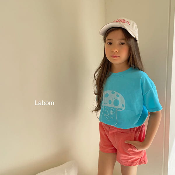LABOM - Korean Children Fashion - #Kfashion4kids - Mushroom Tee