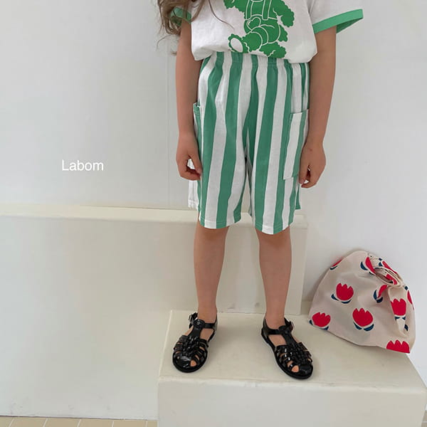 LABOM - Korean Children Fashion - #Kfashion4kids - Nuts Stripes Pants