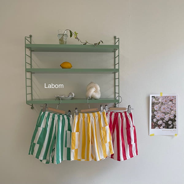 LABOM - Korean Children Fashion - #Kfashion4kids - Nuts Stripes Pants - 2