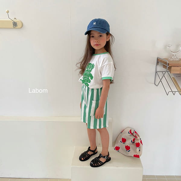 LABOM - Korean Children Fashion - #Kfashion4kids - Nuts Stripes Pants - 4