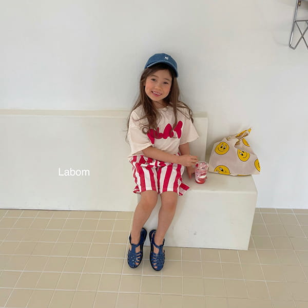 LABOM - Korean Children Fashion - #Kfashion4kids - Nuts Stripes Pants - 7