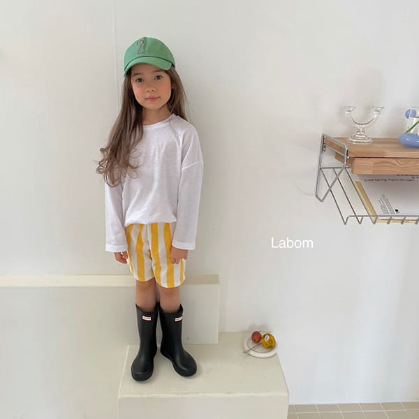 LABOM - Korean Children Fashion - #Kfashion4kids - Nuts Stripes Pants - 9