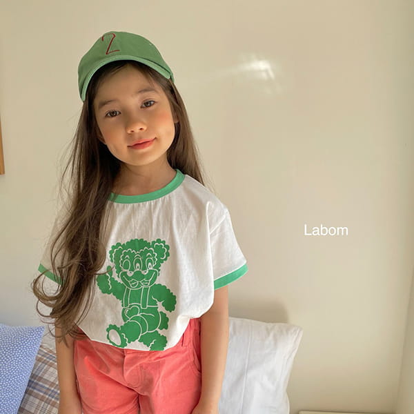LABOM - Korean Children Fashion - #Kfashion4kids - Bear Tee