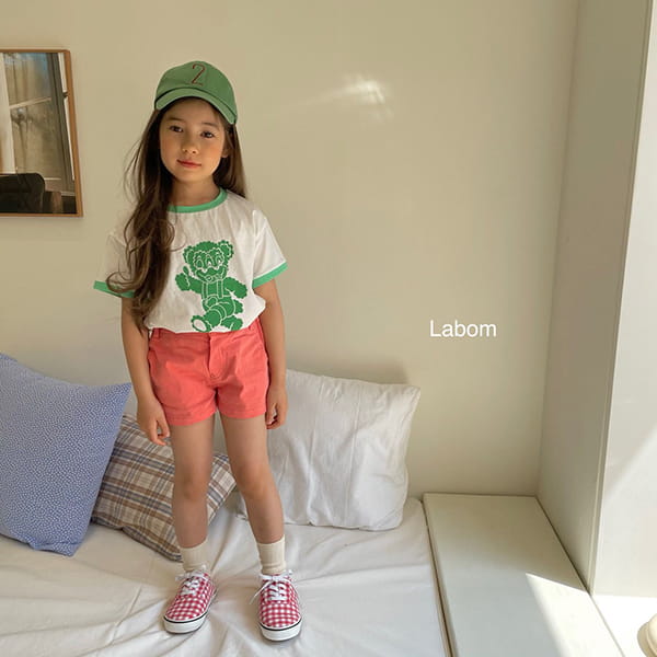 LABOM - Korean Children Fashion - #Kfashion4kids - Bear Tee - 3