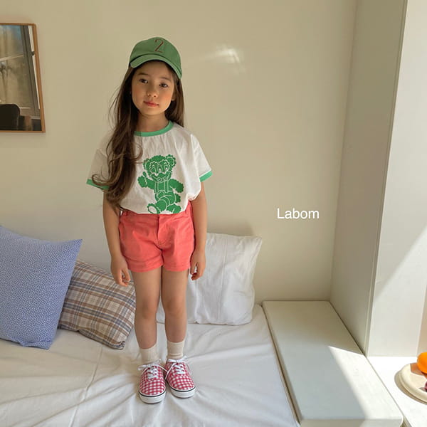 LABOM - Korean Children Fashion - #Kfashion4kids - Bear Tee - 5