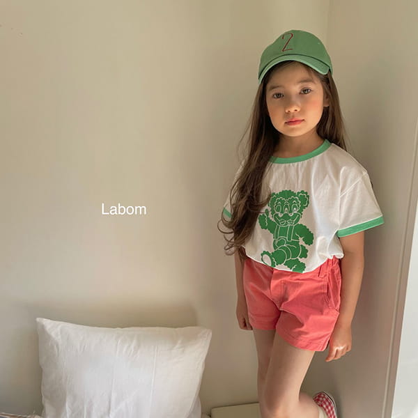 LABOM - Korean Children Fashion - #Kfashion4kids - Bear Tee - 6