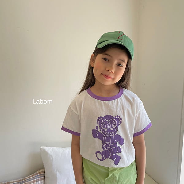 LABOM - Korean Children Fashion - #Kfashion4kids - Bear Tee - 7