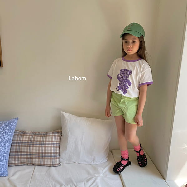 LABOM - Korean Children Fashion - #Kfashion4kids - Bear Tee - 8