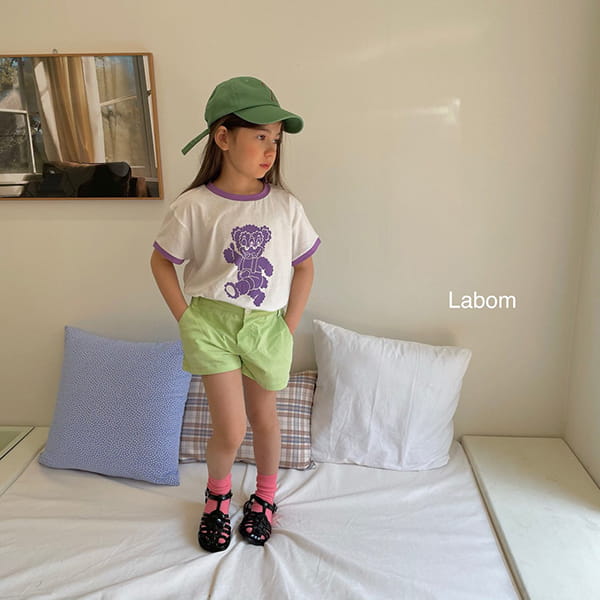 LABOM - Korean Children Fashion - #Kfashion4kids - Bear Tee - 9