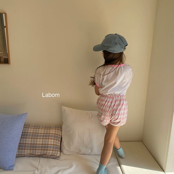 LABOM - Korean Children Fashion - #Kfashion4kids - Check Top Bottom Set - 9