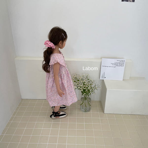 LABOM - Korean Children Fashion - #Kfashion4kids - Rose Big Collar One-piece - 8