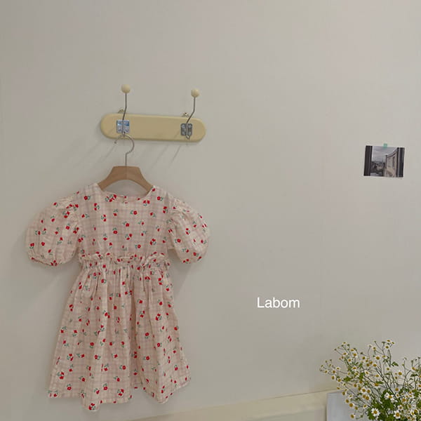 LABOM - Korean Children Fashion - #Kfashion4kids - Rumi Shirring One-piece - 2